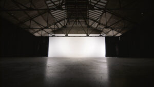 Infinity Curve Studio Manchester Bolton Set Build Filming Blackout space